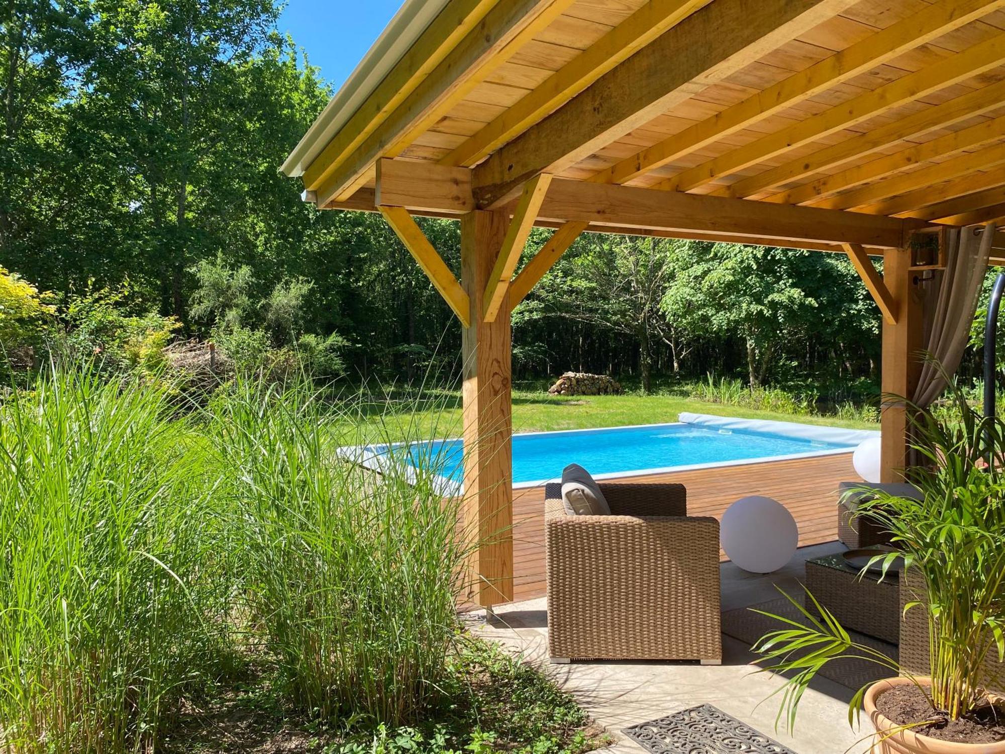 Gites & Spa De Charme " Ploum" Pouydesseaux Dış mekan fotoğraf