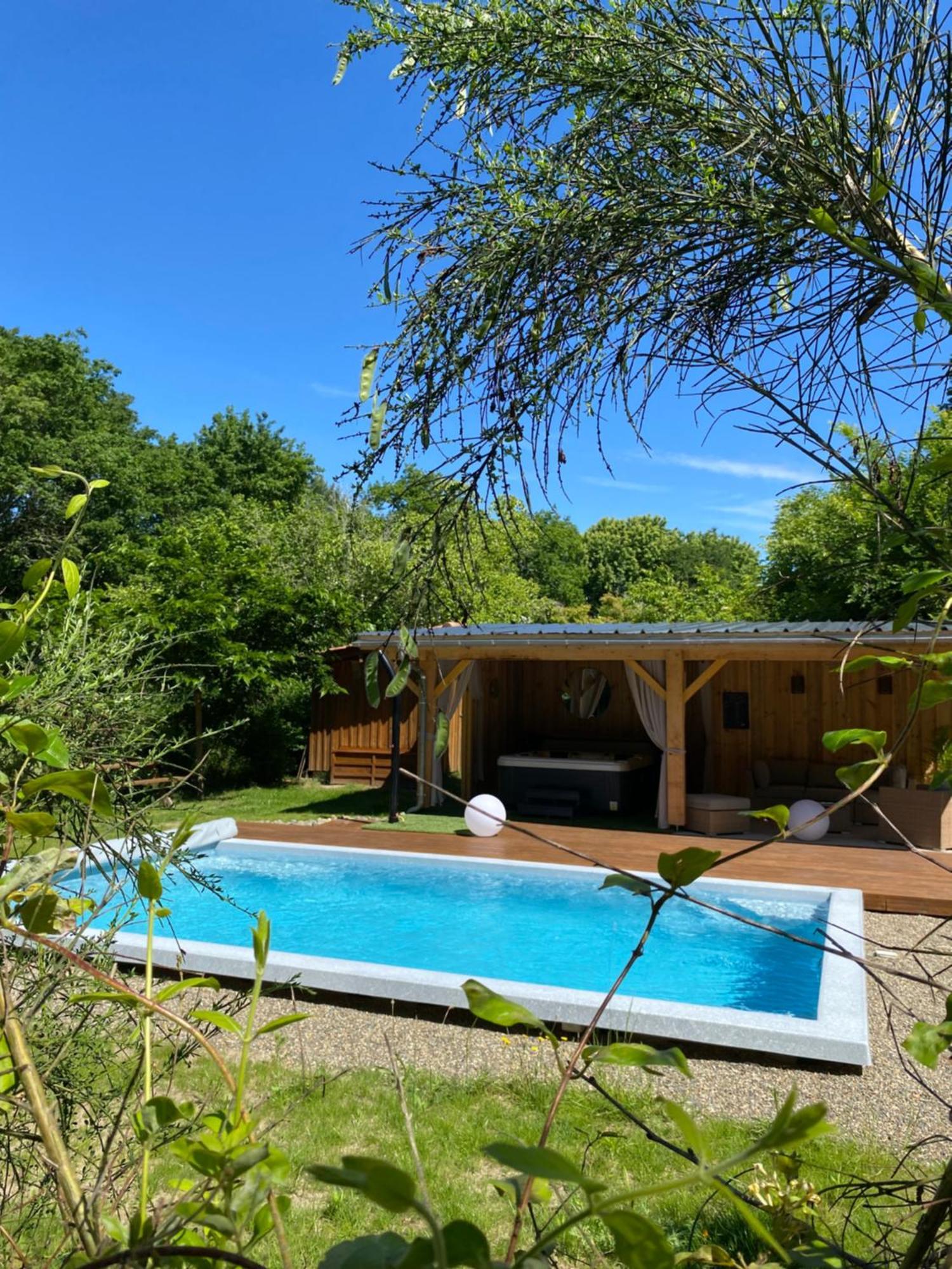 Gites & Spa De Charme " Ploum" Pouydesseaux Dış mekan fotoğraf